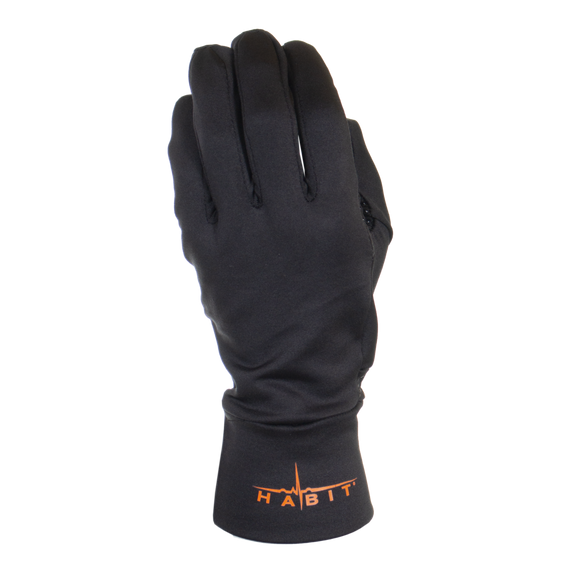 Habit Men's Spandex Gripper Gloves - Black