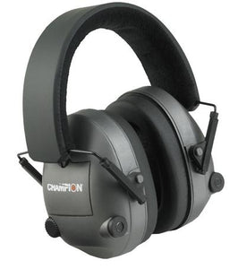 Champion Electronic Ear Muffs- Black 25db  NRR SB