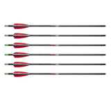 TenPoint ALPHA-NOCK Carbon Crossbow Arrows 20-inch 6 pack